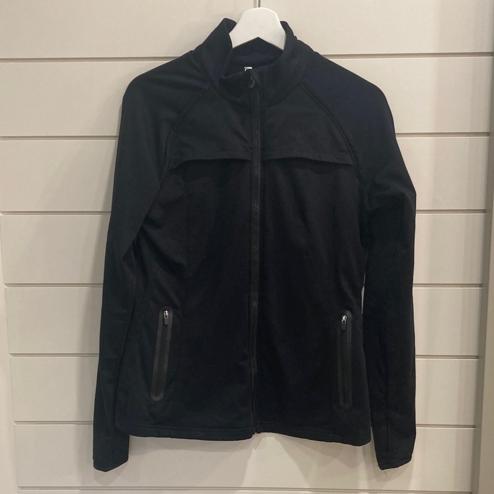 Fabletics Women's Black Full-Zip Jacket